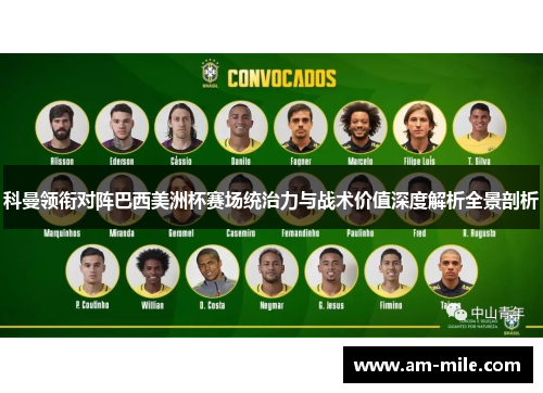 科曼领衔对阵巴西美洲杯赛场统治力与战术价值深度解析全景剖析